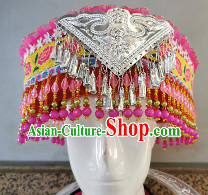 Best Chinese Miao Nationality Headwear Top Quality China Ethnic Women Hat Best Chinese Miao Nationality Headwear Top Quality China Ethnic Women Hat