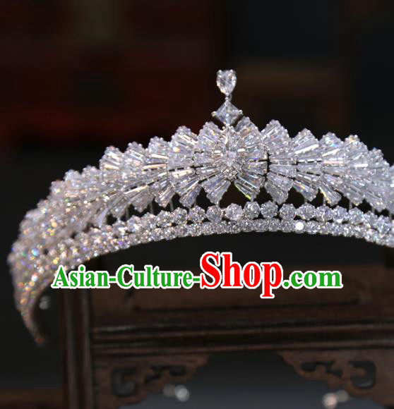 Top Grade Handmade Wedding Zircon Royal Crown Europe Princess Hair Jewelry Accessories Top Grade Handmade Wedding Zircon Royal Crown Europe Princess Hair Jewelry Accessories