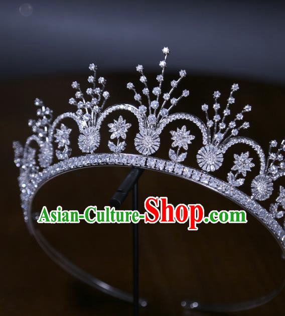 Top Grade Zircon Accessories Europe Princess Wedding Hair Jewelry Handmade Royal Crown Top Grade Zircon Accessories Europe Princess Wedding Hair Jewelry Handmade Royal Crown