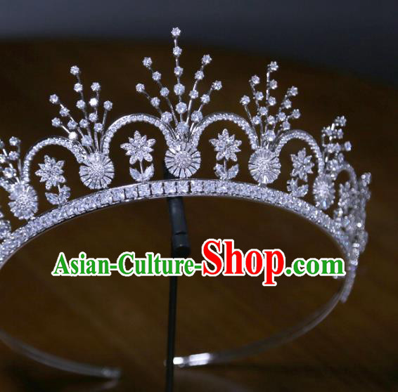 Top Grade Zircon Accessories Europe Princess Wedding Hair Jewelry Handmade Royal Crown Top Grade Zircon Accessories Europe Princess Wedding Hair Jewelry Handmade Royal Crown