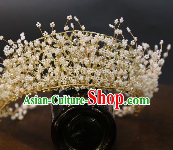 Top Grade Handmade Wedding Beads Royal Crown Europe Princess Hair Accessories Hair Clasp Top Grade Handmade Wedding Beads Royal Crown Europe Princess Hair Accessories Hair Clasp