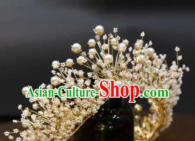 Top Grade Handmade Wedding Beads Royal Crown Europe Princess Hair Accessories Hair Clasp Top Grade Handmade Wedding Beads Royal Crown Europe Princess Hair Accessories Hair Clasp
