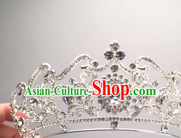 Europe Wedding Zircon Royal Crown Princess Hair Jewelry Handmade Bride Hair Accessories Europe Wedding Zircon Royal Crown Princess Hair Jewelry Handmade Bride Hair Accessories