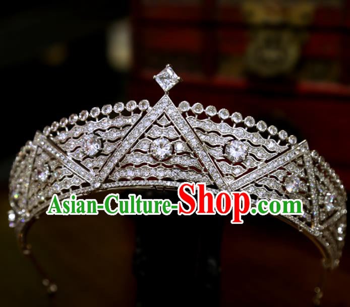 Europe Princess Hair Jewelry Bride Hair Accessories Wedding Zircon Royal Crown Europe Princess Hair Jewelry Bride Hair Accessories Wedding Zircon Royal Crown