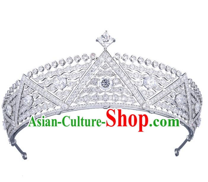 Europe Princess Hair Jewelry Bride Hair Accessories Wedding Zircon Royal Crown Europe Princess Hair Jewelry Bride Hair Accessories Wedding Zircon Royal Crown