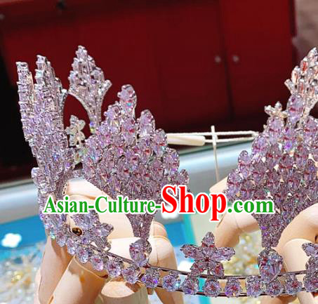 Top Europe Wedding Hair Accessories Princess Zircon Royal Crown Baroque Bride Hair Jewelry Top Europe Wedding Hair Accessories Princess Zircon Royal Crown Baroque Bride Hair Jewelry