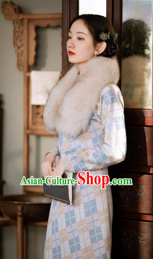 Chinese National Cheongsam Traditional Women Costume Classical Qipao Dress Chinese National Cheongsam Traditional Women Costume Classical Qipao Dress