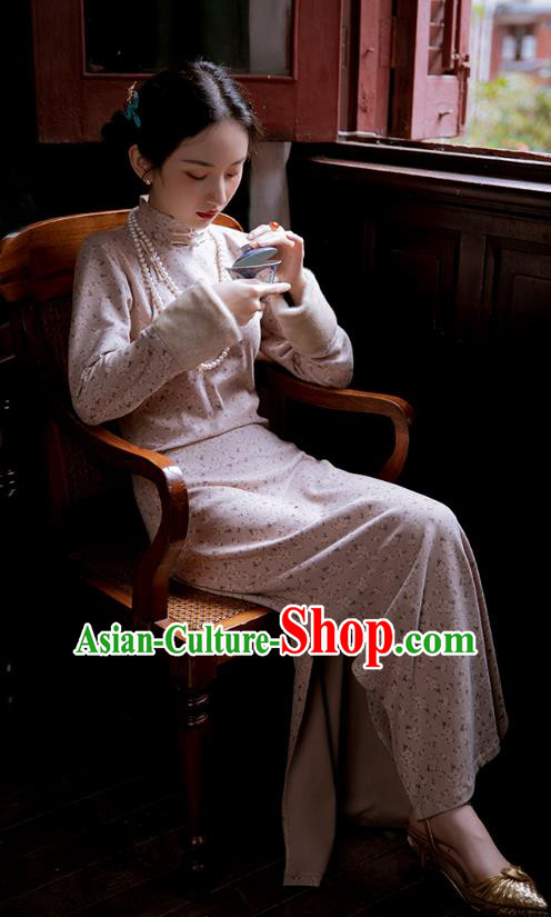 Chinese Classical Qipao Dress Traditional Women Costume National Cheongsam Chinese Classical Qipao Dress Traditional Women Costume National Cheongsam