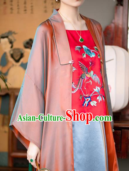 Chinese Classical Bellyband Traditional Embroidered Phoenix Peony Red Silk Stomachers Costume Chinese Classical Bellyband Traditional Embroidered Phoenix Peony Red Silk Stomachers Costume