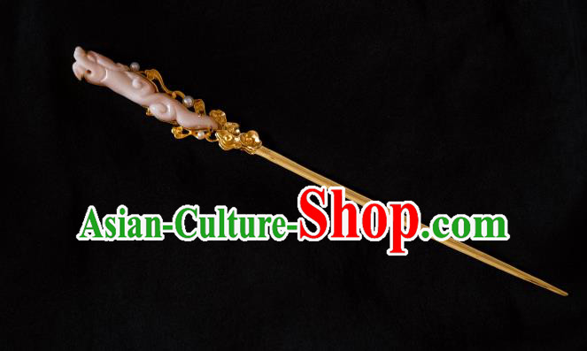 China Ming Dynasty Dragon Pattern Hair Stick Ancient Gilding Hairpins Empress Hair Accessories China Ming Dynasty Dragon Pattern Hair Stick Ancient Gilding Hairpins Empress Hair Accessories