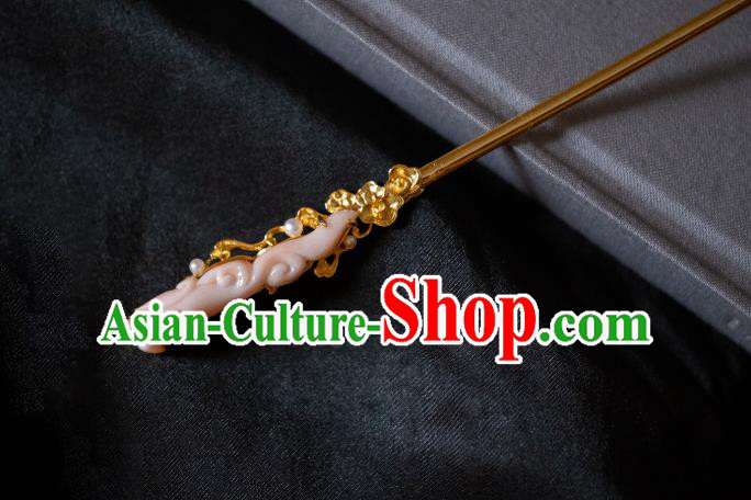 China Ming Dynasty Dragon Pattern Hair Stick Ancient Gilding Hairpins Empress Hair Accessories China Ming Dynasty Dragon Pattern Hair Stick Ancient Gilding Hairpins Empress Hair Accessories