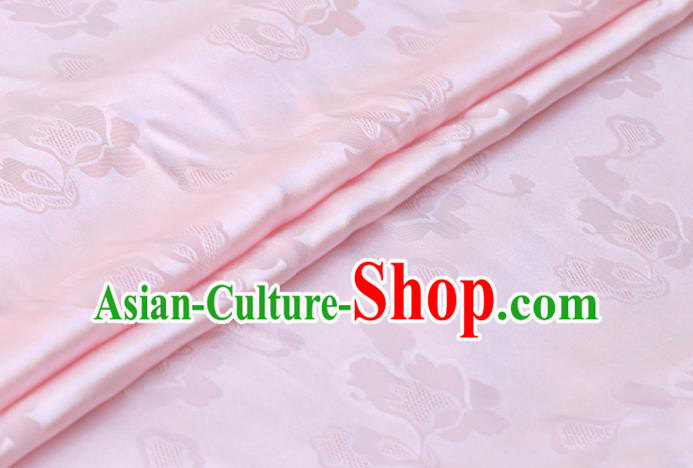 Asian Mulberry Silk Fabric Chinese Hanfu Satin Cloth Traditional Pattern Design Pink Silk Drapery Asian Mulberry Silk Fabric Chinese Hanfu Satin Cloth Traditional Pattern Design Pink Silk Drapery