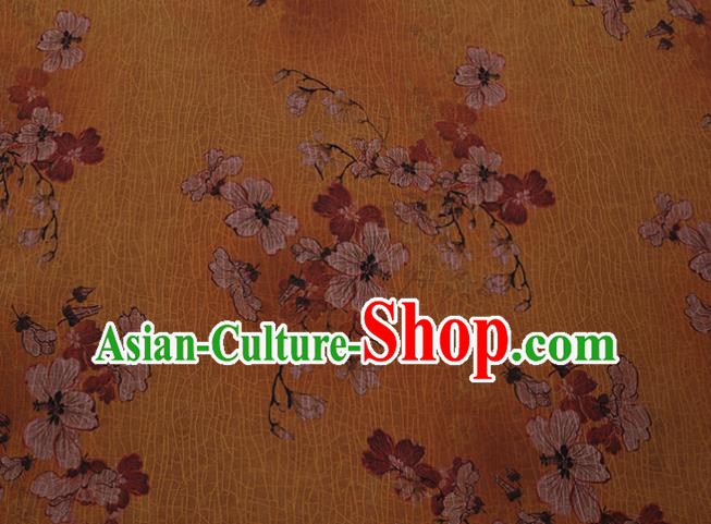 Chinese Classical Silk Drapery Asian Flowers Butterfly Pattern Design Silk Traditional Cheongsam Cloth Fabric Chinese Classical Silk Drapery Asian Flowers Butterfly Pattern Design Silk Traditional Cheongsam Cloth Fabric