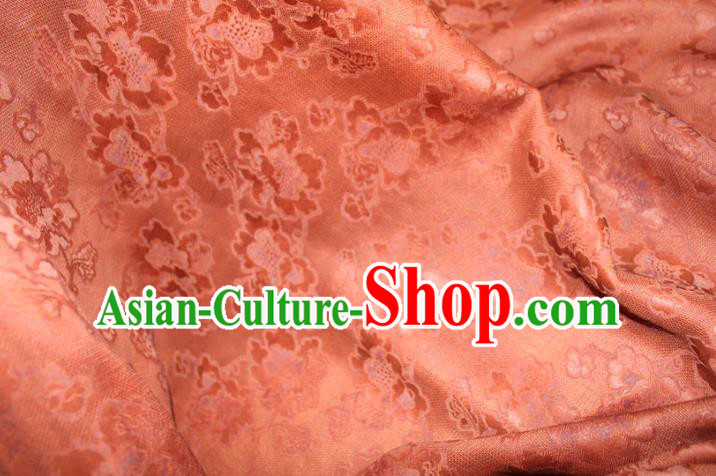 Chinese Classical Flowers Pattern Silk Drapery Traditional Cheongsam Fabric Purplish Red Gambiered Guangdong Gauze Chinese Classical Flowers Pattern Silk Drapery Traditional Cheongsam Fabric Purplish Red Gambiered Guangdong Gauze