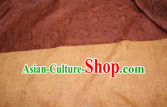 Chinese Classical Flowers Pattern Silk Drapery Traditional Cheongsam Fabric Purplish Red Gambiered Guangdong Gauze Chinese Classical Flowers Pattern Silk Drapery Traditional Cheongsam Fabric Purplish Red Gambiered Guangdong Gauze