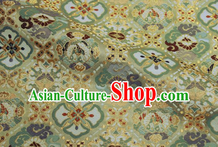 Asian Traditional Dragon Pattern Design Yellow Brocade Nishijin Tapestry Satin Japanese Kimono Cloth Fabric Asian Traditional Dragon Pattern Design Yellow Brocade Nishijin Tapestry Satin Japanese Kimono Cloth Fabric