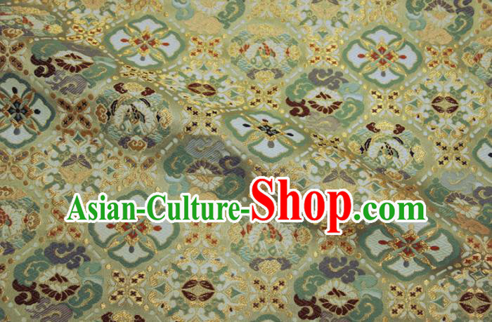 Asian Traditional Dragon Pattern Design Yellow Brocade Nishijin Tapestry Satin Japanese Kimono Cloth Fabric Asian Traditional Dragon Pattern Design Yellow Brocade Nishijin Tapestry Satin Japanese Kimono Cloth Fabric