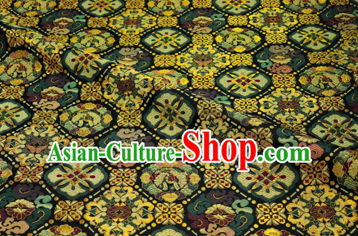 Asian Traditional Phoenix Pattern Design Brocade Nishijin Tapestry Satin Japanese Kimono Black Cloth Fabric Asian Traditional Phoenix Pattern Design Brocade Nishijin Tapestry Satin Japanese Kimono Black Cloth Fabric