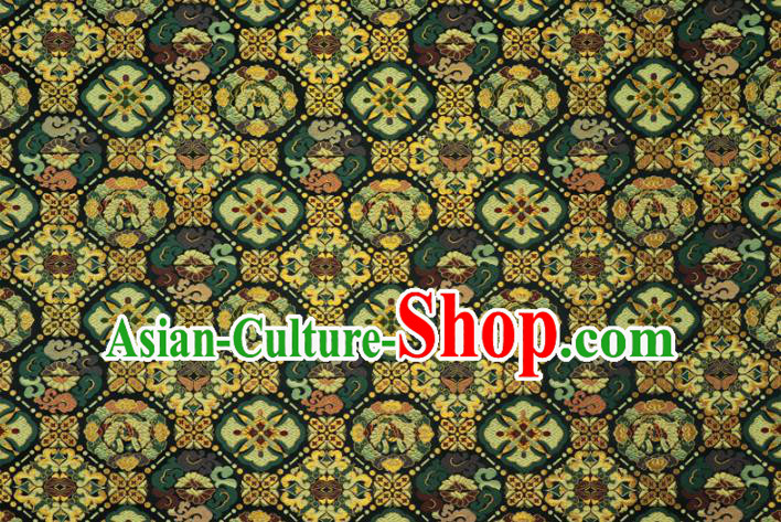 Asian Traditional Phoenix Pattern Design Brocade Nishijin Tapestry Satin Japanese Kimono Black Cloth Fabric Asian Traditional Phoenix Pattern Design Brocade Nishijin Tapestry Satin Japanese Kimono Black Cloth Fabric