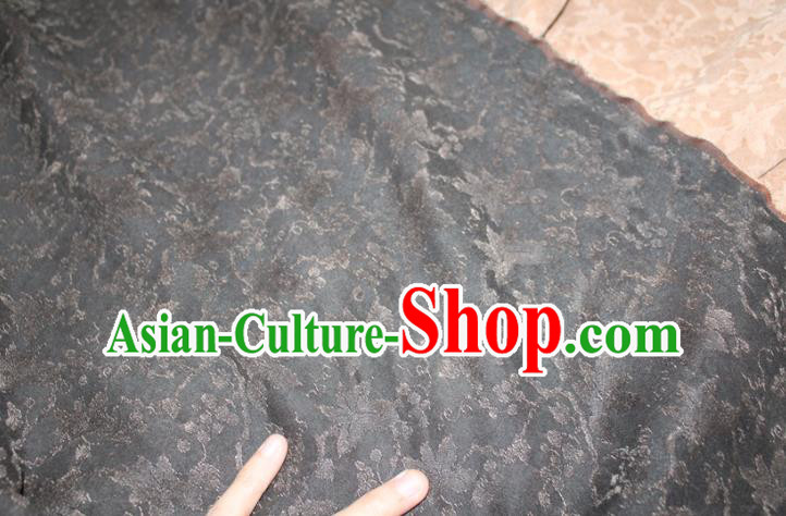 Chinese Classical Grape Pattern Silk Drapery Traditional Cheongsam Gambiered Guangdong Gauze Ginger Silk Fabric Chinese Classical Grape Pattern Silk Drapery Traditional Cheongsam Gambiered Guangdong Gauze Ginger Silk Fabric