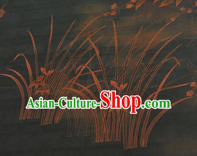 China Classical Jasmine Pattern Silk Fabric Cheongsam Cloth Traditional Jacquard Strovirens Satin China Classical Jasmine Pattern Silk Fabric Cheongsam Cloth Traditional Jacquard Strovirens Satin