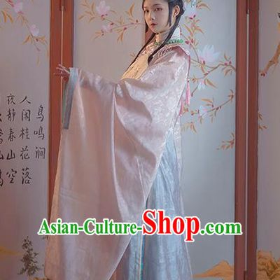 Ancient China Ming Dynasty Palace Princess Clothing Traditional Hanfu Dress Court Lady Historical Costumes Full Set