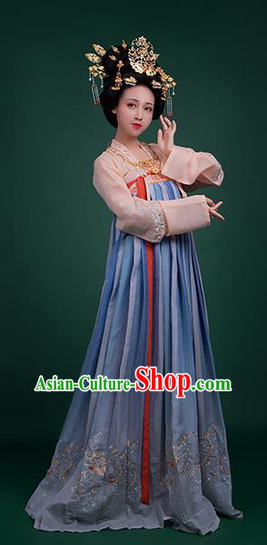China Ancient Imperial Empress Historical Clothing Traditional Tang Dynasty Court Woman Hanfu Dress China Ancient Imperial Empress Historical Clothing Traditional Tang Dynasty Court Woman Hanfu Dress