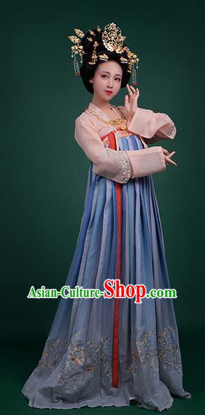 China Ancient Imperial Empress Historical Clothing Traditional Tang Dynasty Court Woman Hanfu Dress China Ancient Imperial Empress Historical Clothing Traditional Tang Dynasty Court Woman Hanfu Dress