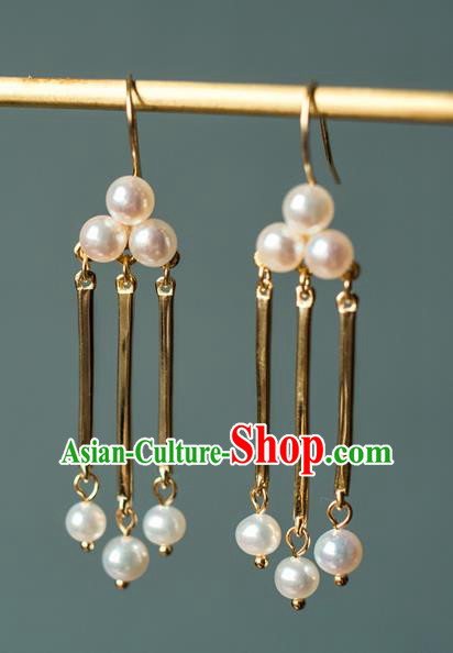 China Ancient Imperial Concubine Ear Jewelry Accessories Traditional Qing Dynasty Court Earrings China Ancient Imperial Concubine Ear Jewelry Accessories Traditional Qing Dynasty Court Earrings