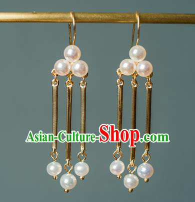 China Ancient Imperial Concubine Ear Jewelry Accessories Traditional Qing Dynasty Court Earrings China Ancient Imperial Concubine Ear Jewelry Accessories Traditional Qing Dynasty Court Earrings