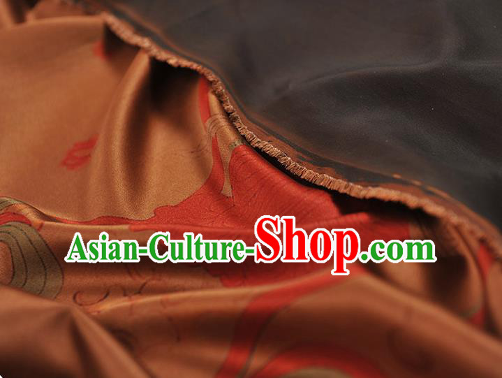 China Traditional Flying Apsaras Pattern Silk Fabric Classical Cheongsam Gambiered Guangdong Gauze Cloth China Traditional Flying Apsaras Pattern Silk Fabric Classical Cheongsam Gambiered Guangdong Gauze Cloth