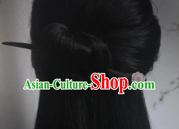 China Classical Ebony Hairpin Handmade Cheongsam Hair Accessories for Women China Classical Ebony Hairpin Handmade Cheongsam Hair Accessories for Women