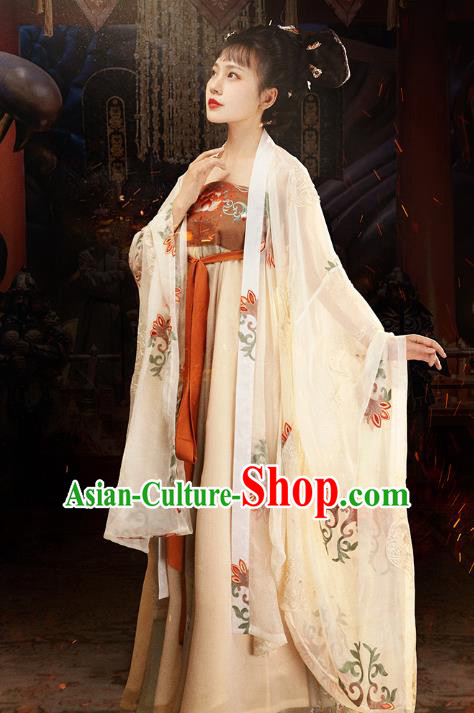 China Ancient Court Princess Hanfu Dress Traditional Tang Dynasty Palace Beauty Historical Clothing China Ancient Court Princess Hanfu Dress Traditional Tang Dynasty Palace Beauty Historical Clothing