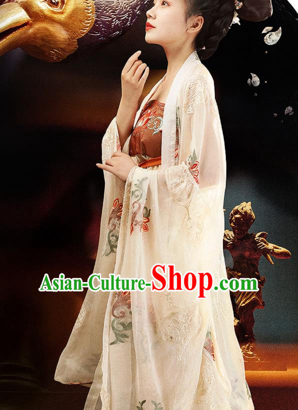 China Ancient Court Princess Hanfu Dress Traditional Tang Dynasty Palace Beauty Historical Clothing China Ancient Court Princess Hanfu Dress Traditional Tang Dynasty Palace Beauty Historical Clothing