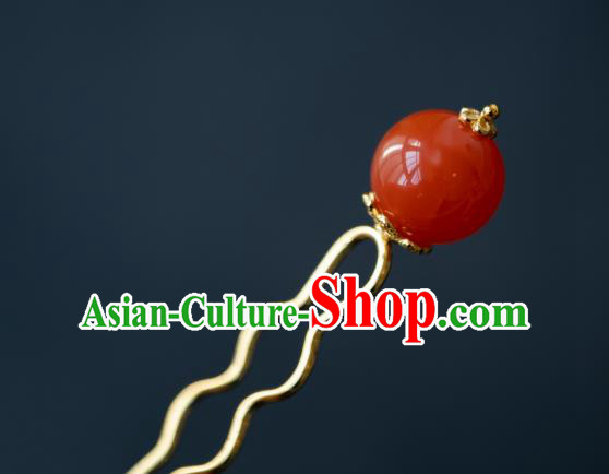 China Ancient Princess Little Hair Stick Hairpin Traditional Ming Dynasty Hair Accessories
