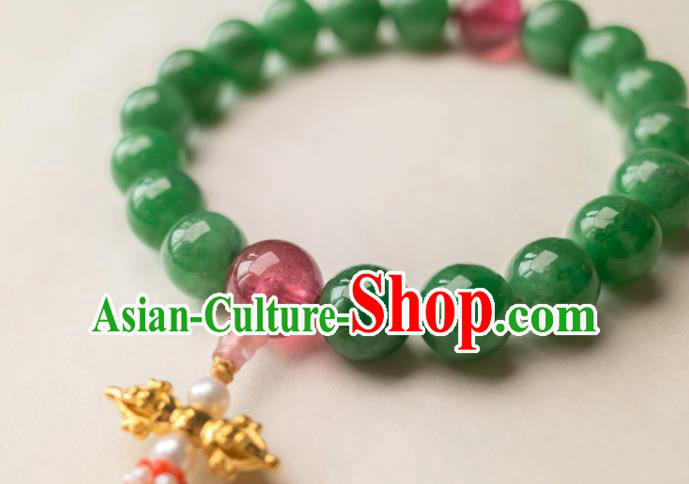 Chinese Traditional Qing Dynasty Court Jewelry Ancient Noble Lady Bracelet Jade Accessories Chinese Traditional Qing Dynasty Court Jewelry Ancient Noble Lady Bracelet Jade Accessories