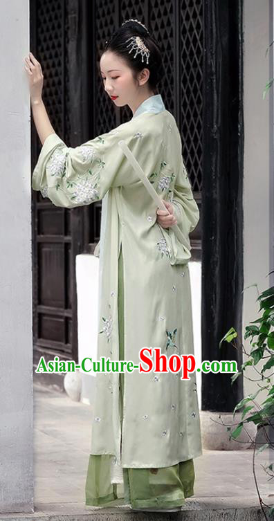 China Ancient Young Lady Hanfu Costumes Traditional Song Dynasty Historical Clothing Full Set China Ancient Young Lady Hanfu Costumes Traditional Song Dynasty Historical Clothing Full Set