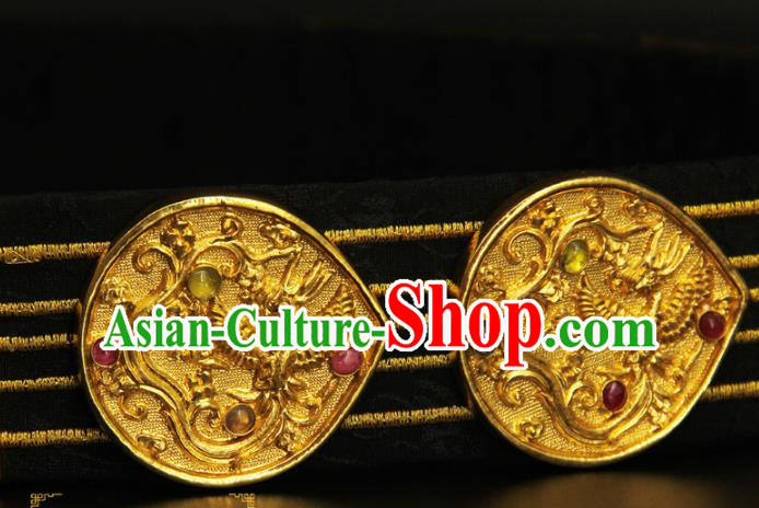 China Handmade Ming Dynasty Belt Ancient Swordsman Waist Accessories China Handmade Ming Dynasty Belt Ancient Swordsman Waist Accessories