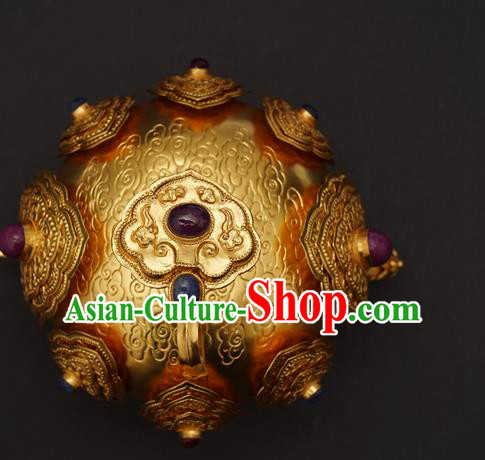 China Handmade Ming Dynasty Emperor Jewelry Accessorie Ancient Royal King Hairdo Crown China Handmade Ming Dynasty Emperor Jewelry Accessorie Ancient Royal King Hairdo Crown