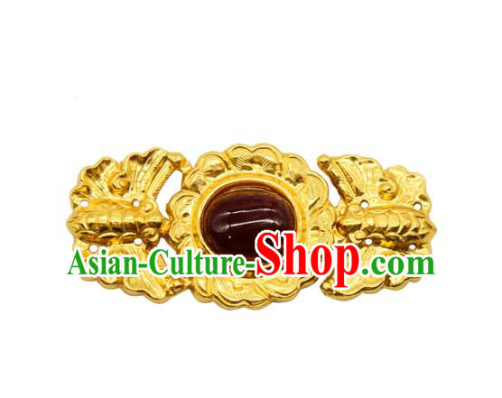 China Handmade Ancient Noble Lady Costume Golden Butterfly Buckle Ming Dynasty Hanfu Button China Handmade Ancient Noble Lady Costume Golden Butterfly Buckle Ming Dynasty Hanfu Button