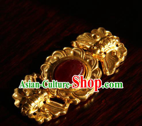China Handmade Ancient Noble Lady Costume Golden Butterfly Buckle Ming Dynasty Hanfu Button China Handmade Ancient Noble Lady Costume Golden Butterfly Buckle Ming Dynasty Hanfu Button