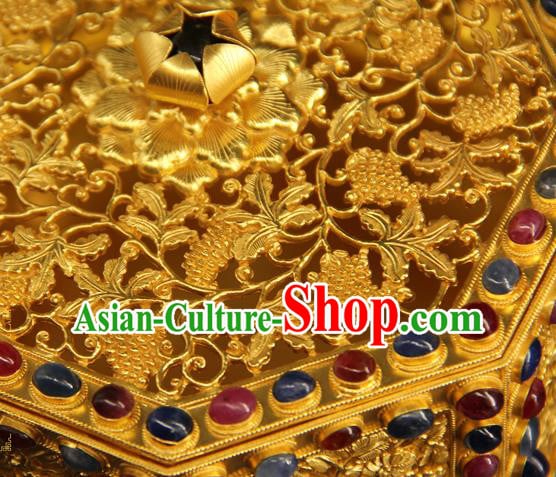 China Ancient Court Jewelry Box Handmade Qing Dynasty Palace Gems Accessories China Ancient Court Jewelry Box Handmade Qing Dynasty Palace Gems Accessories