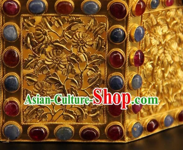 China Ancient Court Jewelry Box Handmade Qing Dynasty Palace Gems Accessories China Ancient Court Jewelry Box Handmade Qing Dynasty Palace Gems Accessories