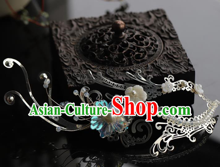 Handmade Chinese Traditional Drama Accessories Ancient Female Swordsman Face Mask Handmade Chinese Traditional Drama Accessories Ancient Female Swordsman Face Mask