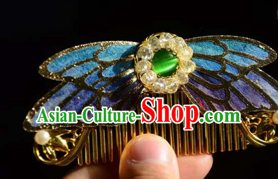 Traditional China Ancient Princess Hair Comb Wedding Hair Ornament Handmade Hairpins Full Set Traditional China Ancient Princess Hair Comb Wedding Hair Ornament Handmade Hairpins Full Set