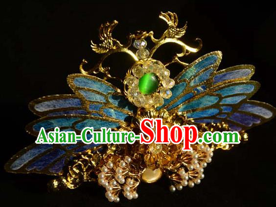 Traditional China Ancient Princess Hair Comb Wedding Hair Ornament Handmade Hairpins Full Set Traditional China Ancient Princess Hair Comb Wedding Hair Ornament Handmade Hairpins Full Set
