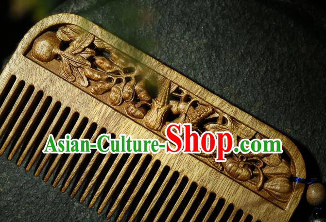 China Handmade Hair Accessories Wood Hairpin Traditional National Carving Nanmu Hair Comb China Handmade Hair Accessories Wood Hairpin Traditional National Carving Nanmu Hair Comb