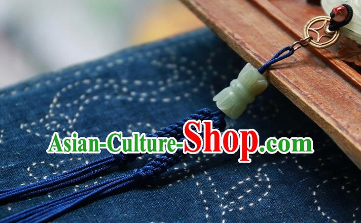 Handmade China Jade Pendant Accessories National Traditional Necklace Jewelry