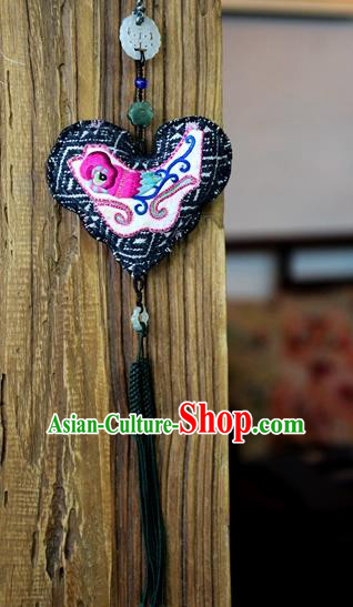 Traditional Embroidered Waist Accessories China National Tassel Jade Pendant Handmade Jewelry Traditional Embroidered Waist Accessories China National Tassel Jade Pendant Handmade Jewelry