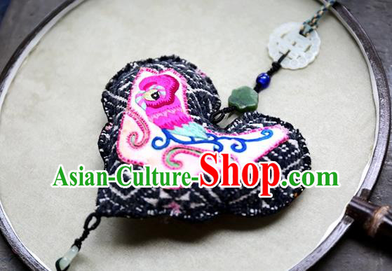 Traditional Embroidered Waist Accessories China National Tassel Jade Pendant Handmade Jewelry Traditional Embroidered Waist Accessories China National Tassel Jade Pendant Handmade Jewelry